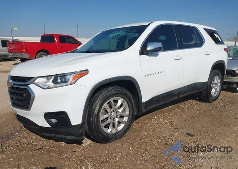 2020 Chevrolet Traverse Fwd Ls из США, поврежденный, VIN 1GNERFKW7LJ214716